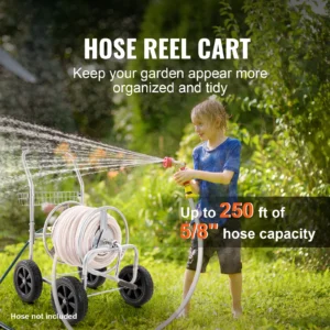 SucceBuy Hose Reel Cart 250ft Heavy Duty