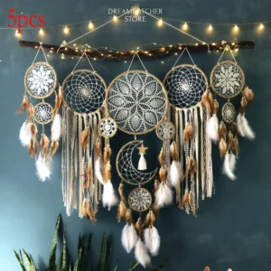 5-piece large Dream Catcher