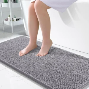 Extra Soft Absorbent Chenille Bath Rugs